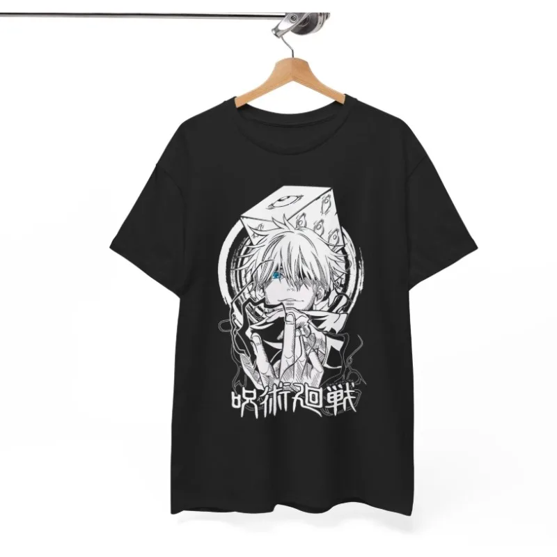 

Gojo Satoru Jujutsu Kaisen T-shirt Sukuna Anime Japanese T-shirt Manga JJK -printed Casual Daily Outfits for Both Men and Women