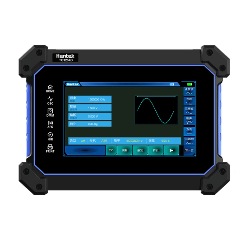 Hantek TO1254D TO1154D TO1204D 4 Channels Touch Screen Portable USB Digital Oscilloscopes + Signal Source +Multimeter Tester