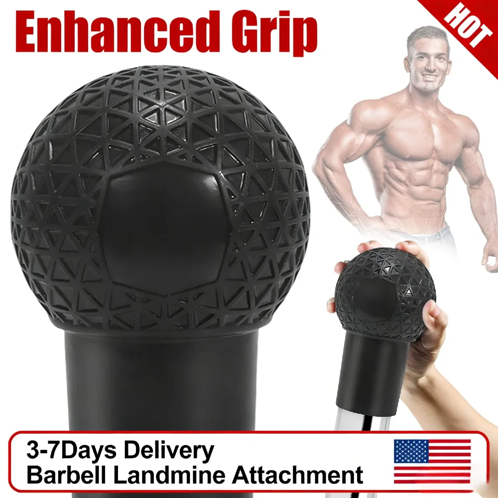 

Держатель для штанги с защитным нескользящим чехлом, вращение на 360 градусов, крепление для ландминов, Т-образная рукоятка для подтягиваний, бицепсов, приседаний, фулл-бэкс