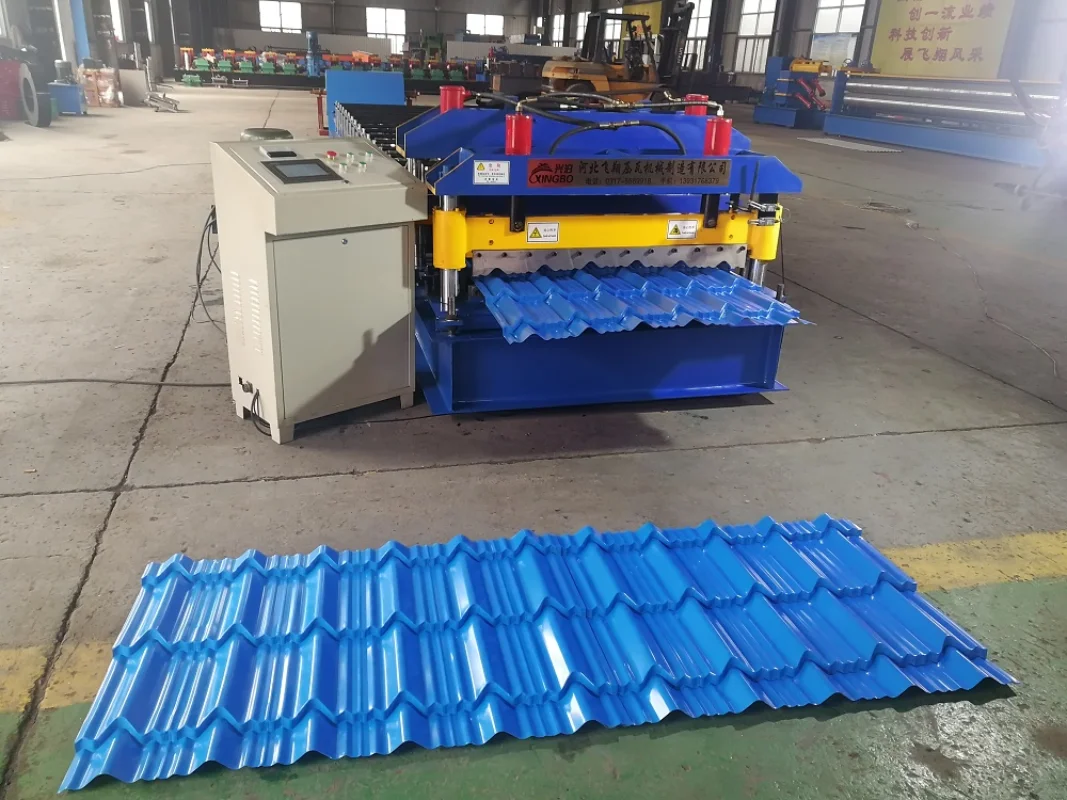 Produce Roof Tile Forming Machine/Glazed Tile Making Machine/Steel Sheet Roll Former Aluminum Metal Glazed Tile Forming Machine