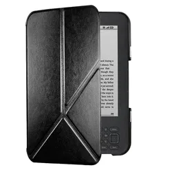 New Book Cover for Kindle Keyboard (3rd Gen) Model D00901 Ebook Reader Case, Leather Folding Cases for Kindle 3 Keyboard Cover