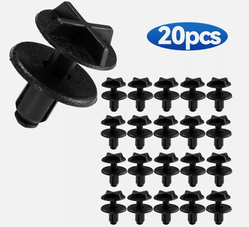 

20PCS Auto Engine Battery Shield Clips For Land Rover Discovery Range Rover LR024316 Auto Battery Cover Plate Fastener