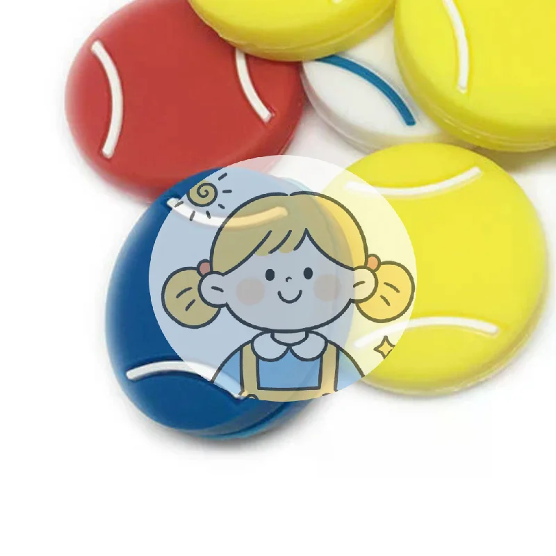 

[LA] 1 шт. Разноцветный силиконовый виброгаситель для теннисной ракетки, спортивные аксессуары