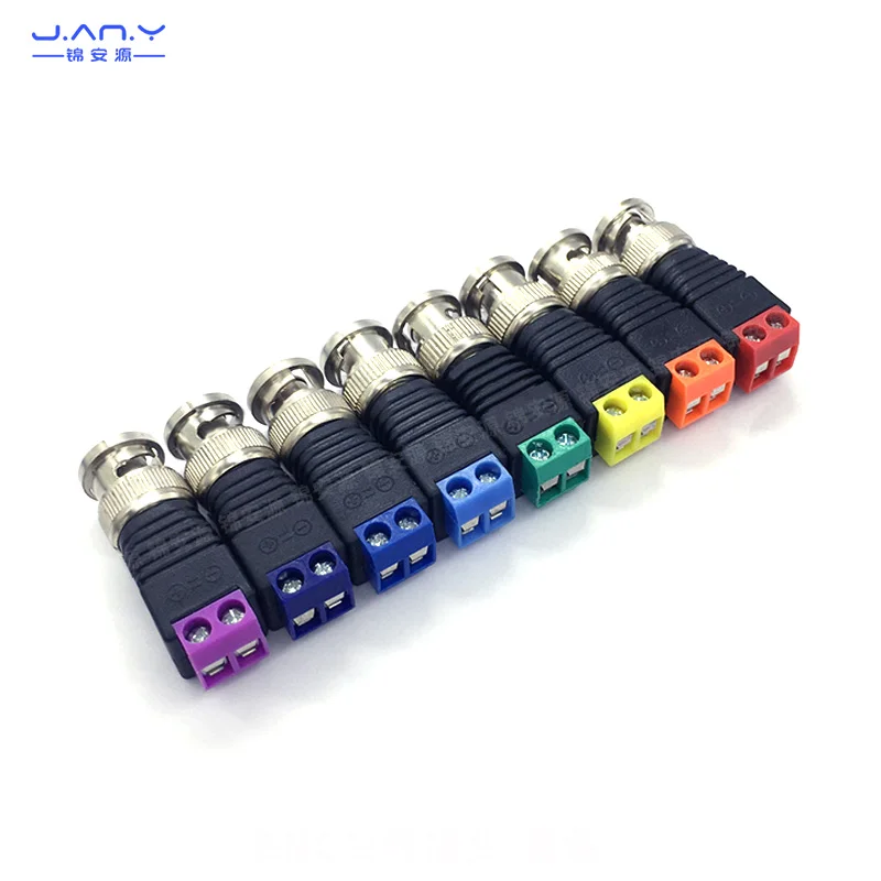 Bnc Public Adapter Q9 Monitoring Video Signaal Plug Bnc Netwerkkabel Stekker Twistess Pair Kleur Bedrading Terminal