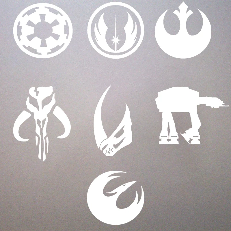 Różnorodność Sci-Fi winylowa naklejka ścienna, fajna Imperial Rebel Alliance zamówienie Logo winylowe naklejki naklejki na laptopa dekoracja samochodu