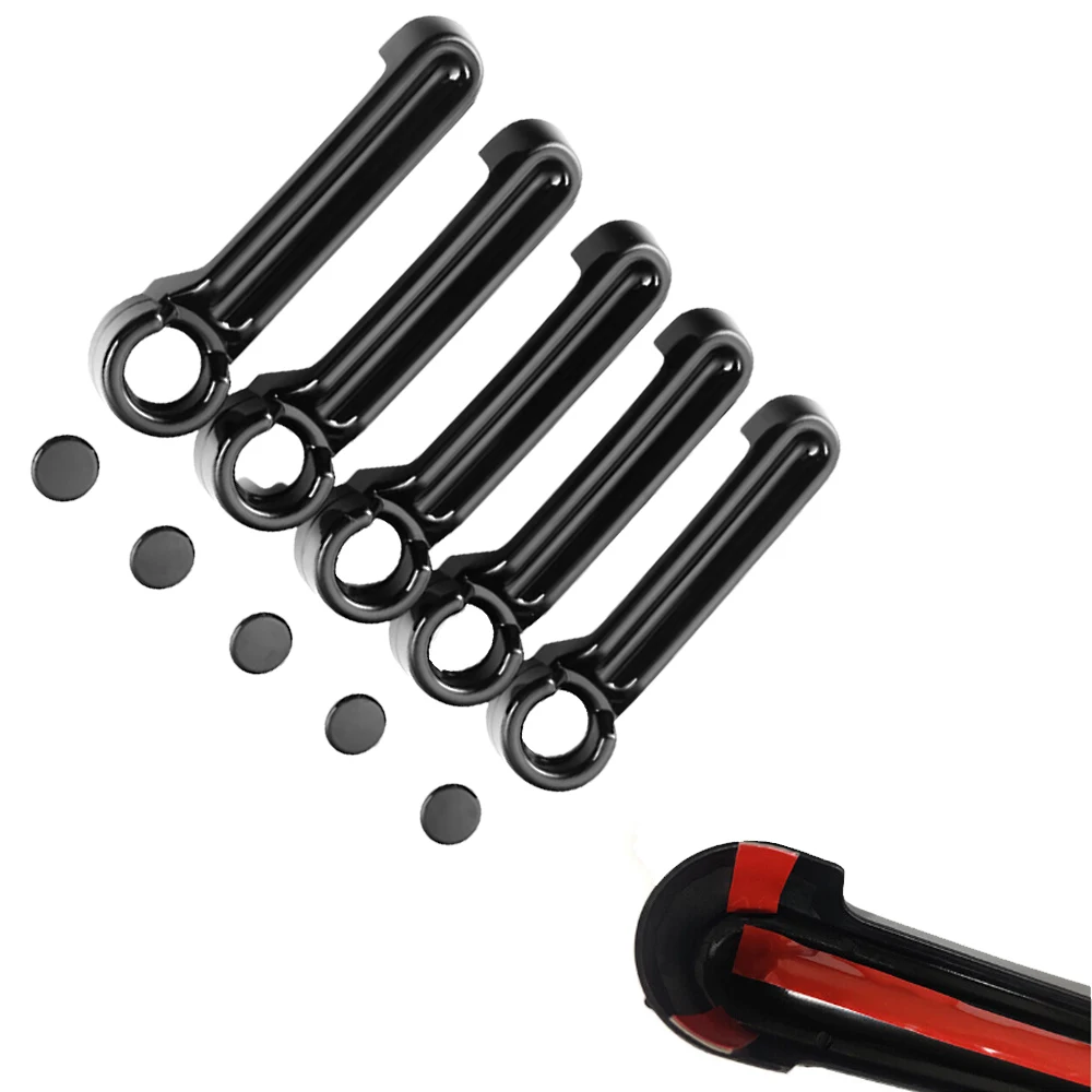 4pcs Car Door Handle Cover Black/Chrome Exterior Door Handles Covers For Jeep Wrangler JK 2007-2018 For Jeep Liberty 2008-2012