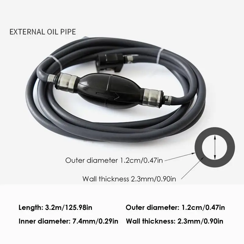 Kit d'assemblage de câbles d'huile de bateau, ensemble de tuyaux d'huile de moteur pour générateur d'inspection externe Marine, accessoires hors-bord compatibles avec les rampes