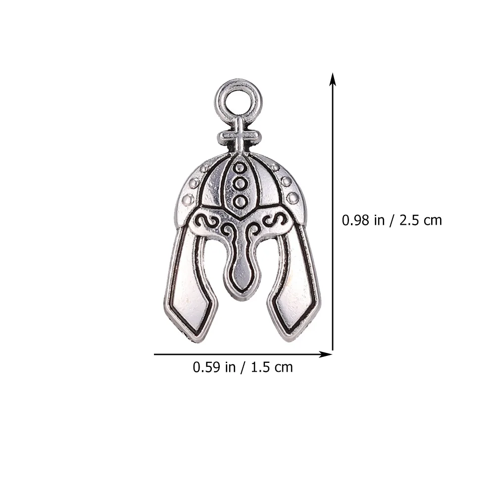 

20 Pcs Pendant Dark Silver Alloy Jewelry Making Charms DIY Craft Supplies Bracelet Anklet Decorations