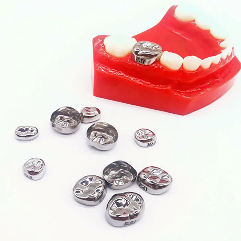 48 Children Sizes Stainless Steel Dental Pedo Crown Kit