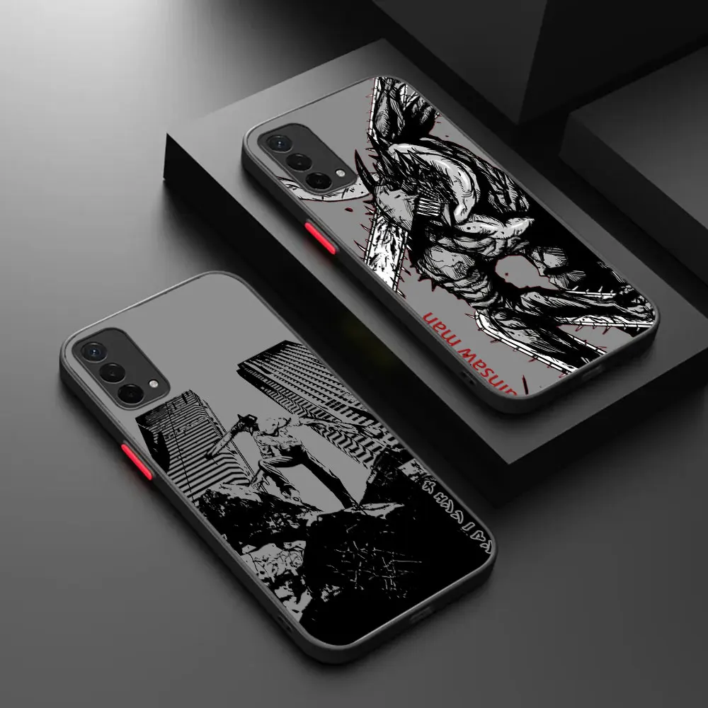 Denji Power Chainsaw Man Phone Case For OPPO REALME X7 GTMASTER GT2 Q5 V15 XT K5 X2 10 K9 A96 V25 K10X PRO CARNIVAL 5G