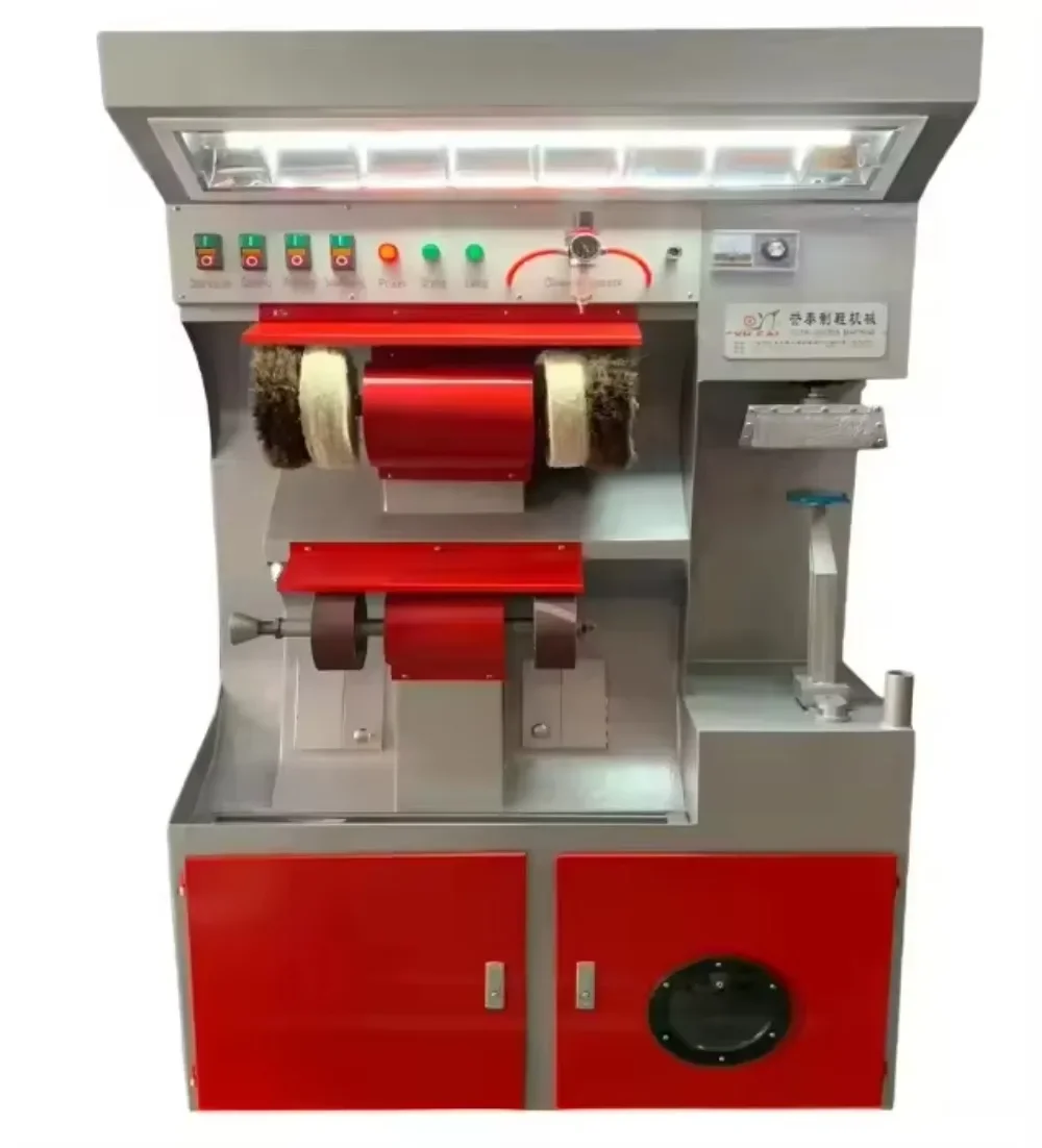 Large scale new design shoe sole compact commercial washing machine trimming, beauty and polishing equipment