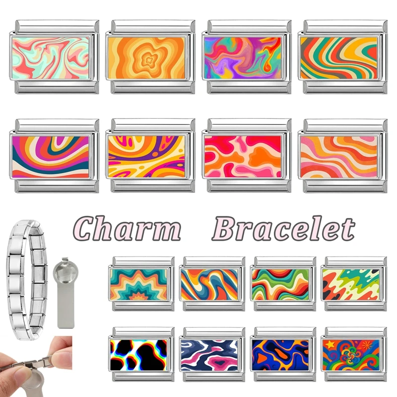 جديد جميل الحيوانات الأليفة القطط والكلاب وصلات سحرية إيطالية تناسب 9 مللي متر سوار الفولاذ المقاوم للصدأ النساء الرجال DIY بها بنفسك صنع المجوهرات