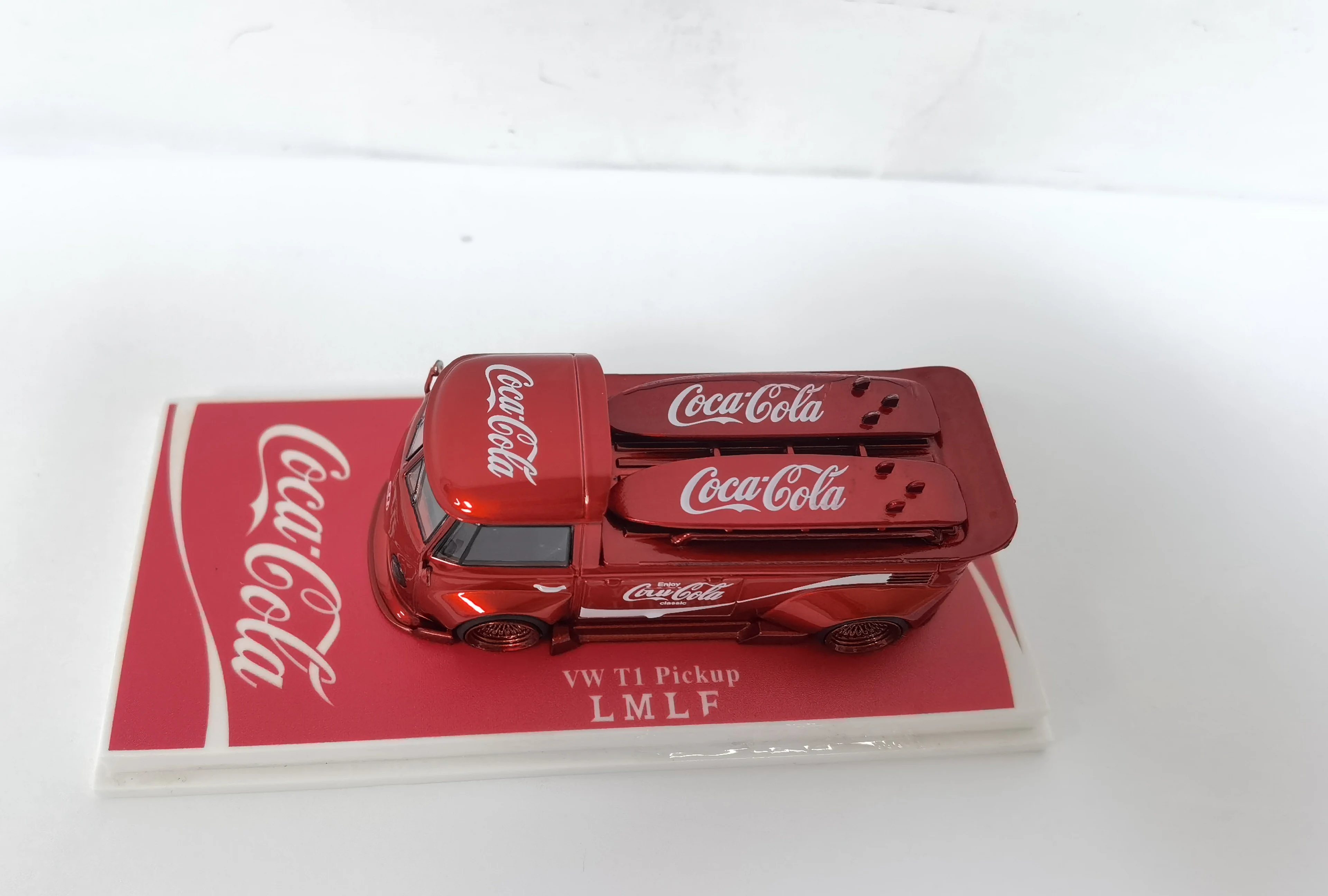 

LMLF 1/64 Scale Volkswagen VW T1 RWB Pickup -Coca-Cola Diecast Model Car