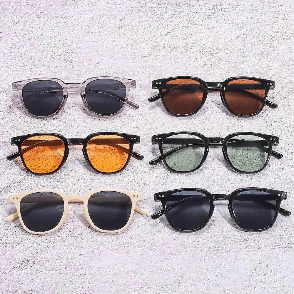 Vintage quadratische Sonnenbrille Damenmode übergroße Sonnenbrille Herren Sonnenbrille Retro Sonnenbrille UV400 Brille