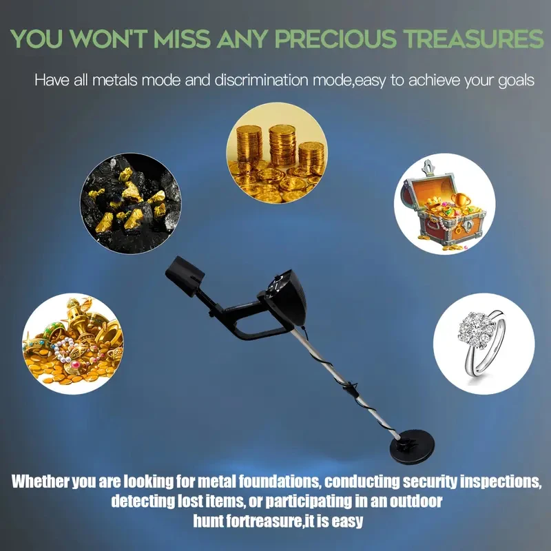 지하 금속 탐지기 MD-4030 인기 있는 금 보물 사냥꾼 파인더 - 배터리는 포함되어 있지 않습니다.