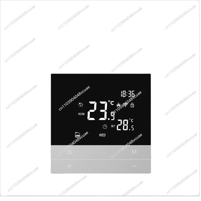 Graffiti WiFi Central Air Conditioner Panel, Touch Screen LCD Thermostat Control Panel APP Remote Control