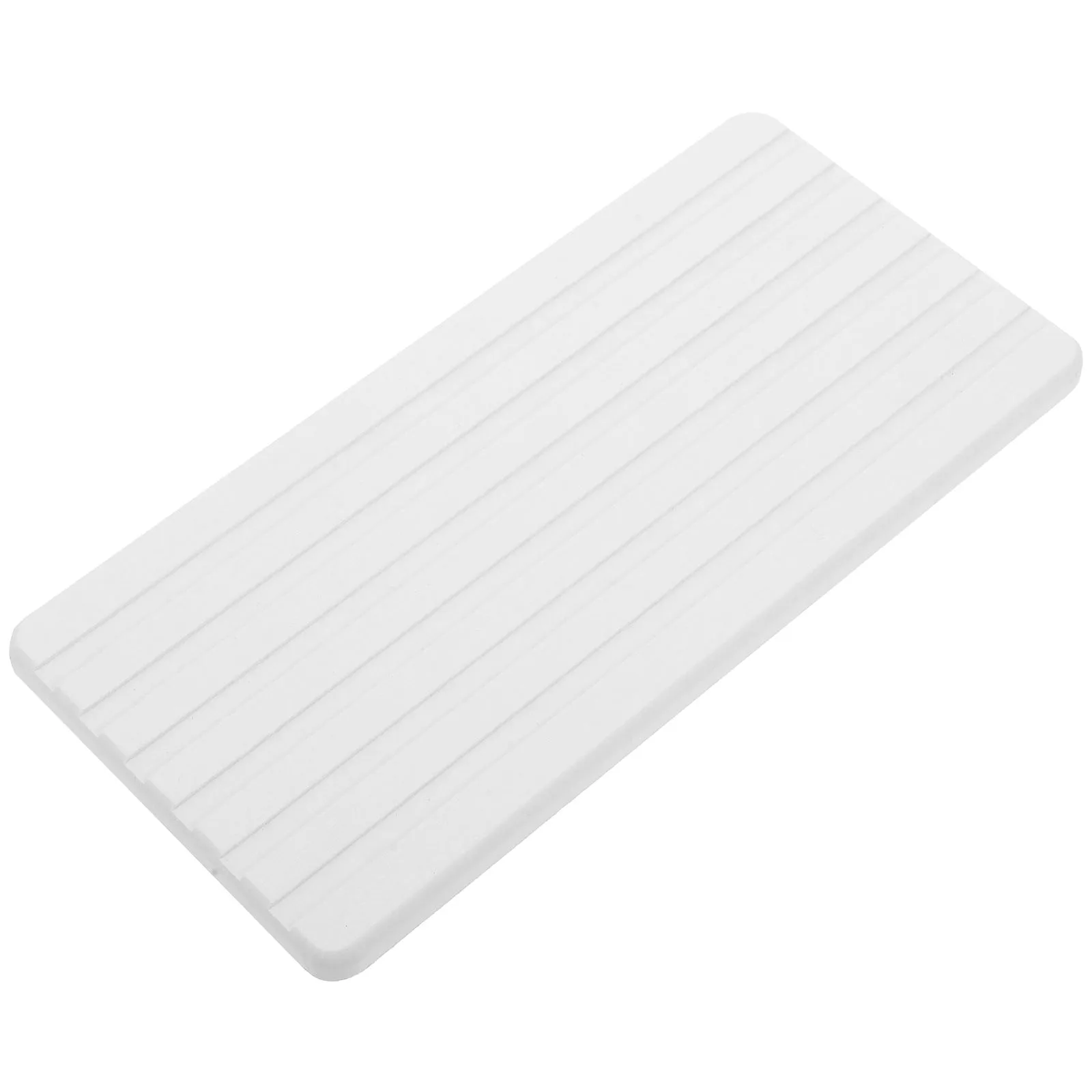 

Diatomite Absorbent Coaster White Bathroom Wash Mat Kitchen Tray Silica Soap Dish Water Proof Table Mat Storage ganizer