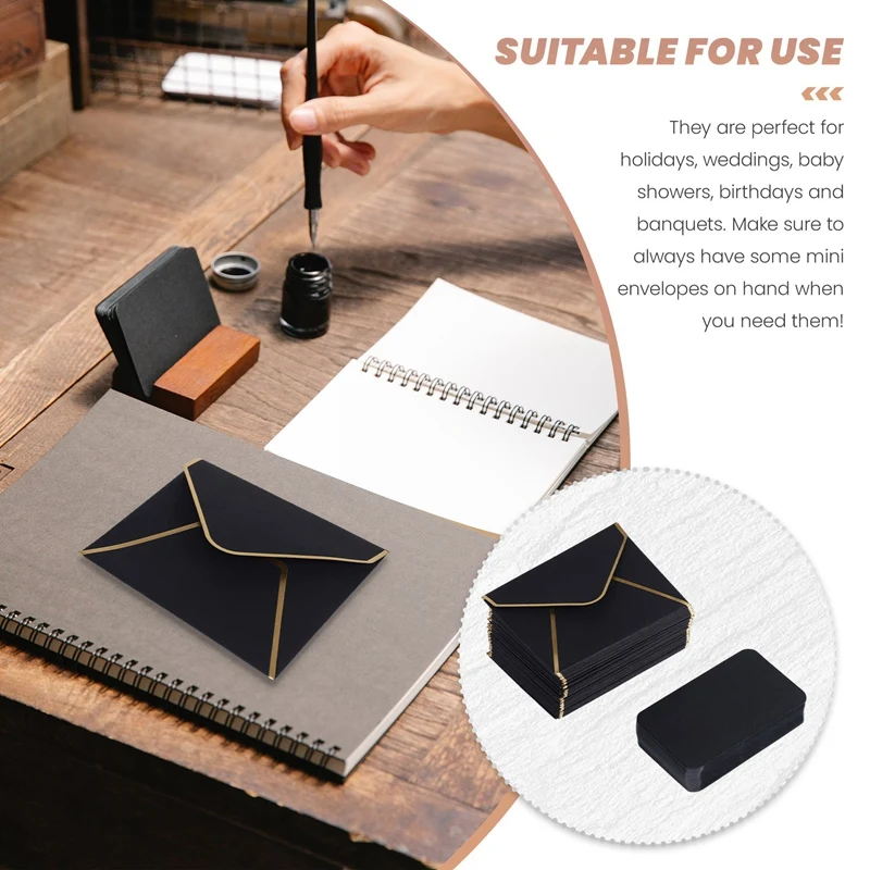 50Pcs Mini Envelopes Gift Card Envelopes Envelopes For Personalized Gift Cards Wedding Envelopes Or Place Card