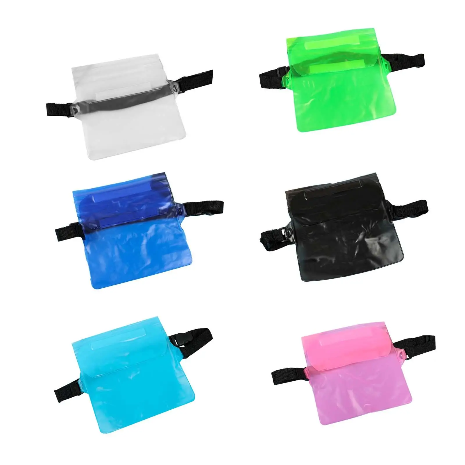 Waterproof Fanny Pack Portable Cellphone Dry Bag for Canoeing Diving Outdoor