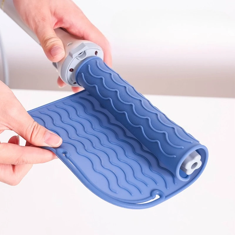 Hot Heat Resistant Silicone Mat Pad Storage Non-Slip Mat Waterproof High Quality Pad Portable Heat Curling Iron Heatproof Tool