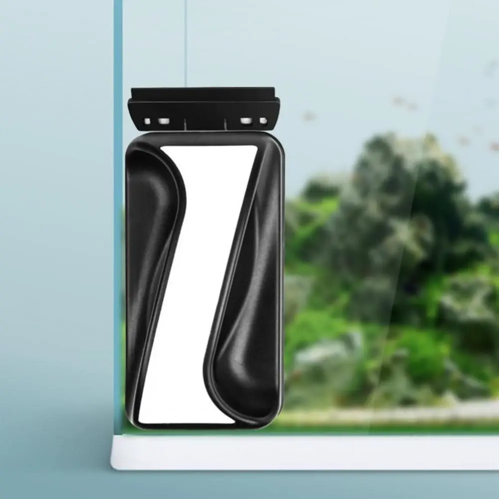 فرشاة تنظيف حوض السمك المغناطيسية القوية على الوجهين، فرشاة تنظيف حوض السمك العائمة مع تصميم موجة مكشطة #1