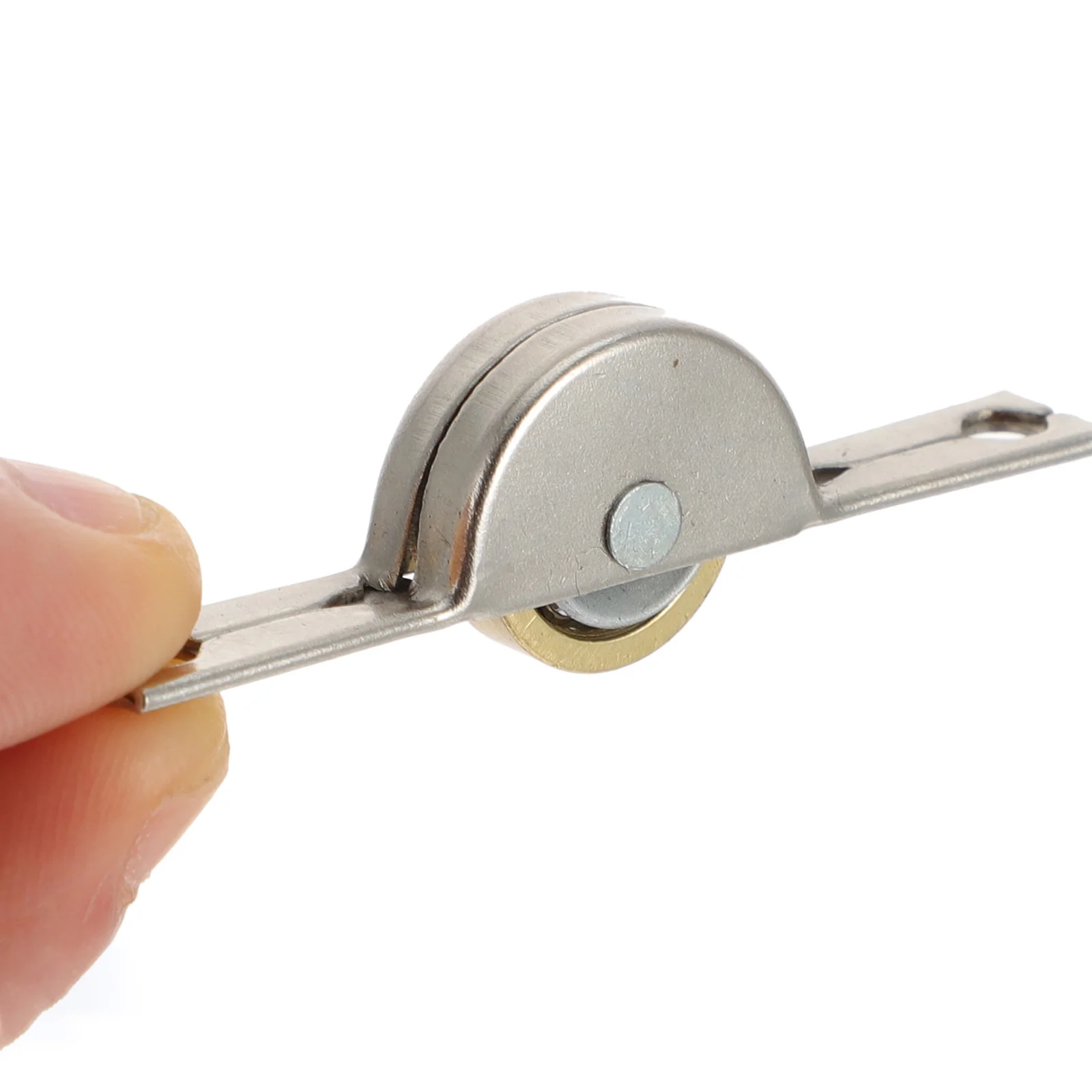 

10Pcs Sliding Door Pulley Rollers Metal V-Groove Wheels for Closet Cupboard Cabinet Wardrobe Doors Easy Install Sliding Window