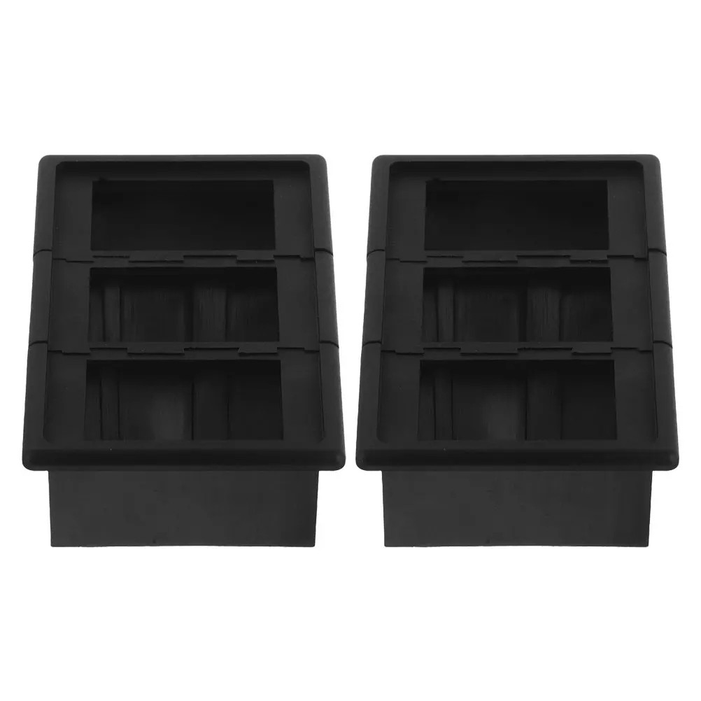 

2Pcs Car Switch Mounting Frame ABS Durable Rocker Switch Panel Holder Easy Installation for Car Yacht Dashboard