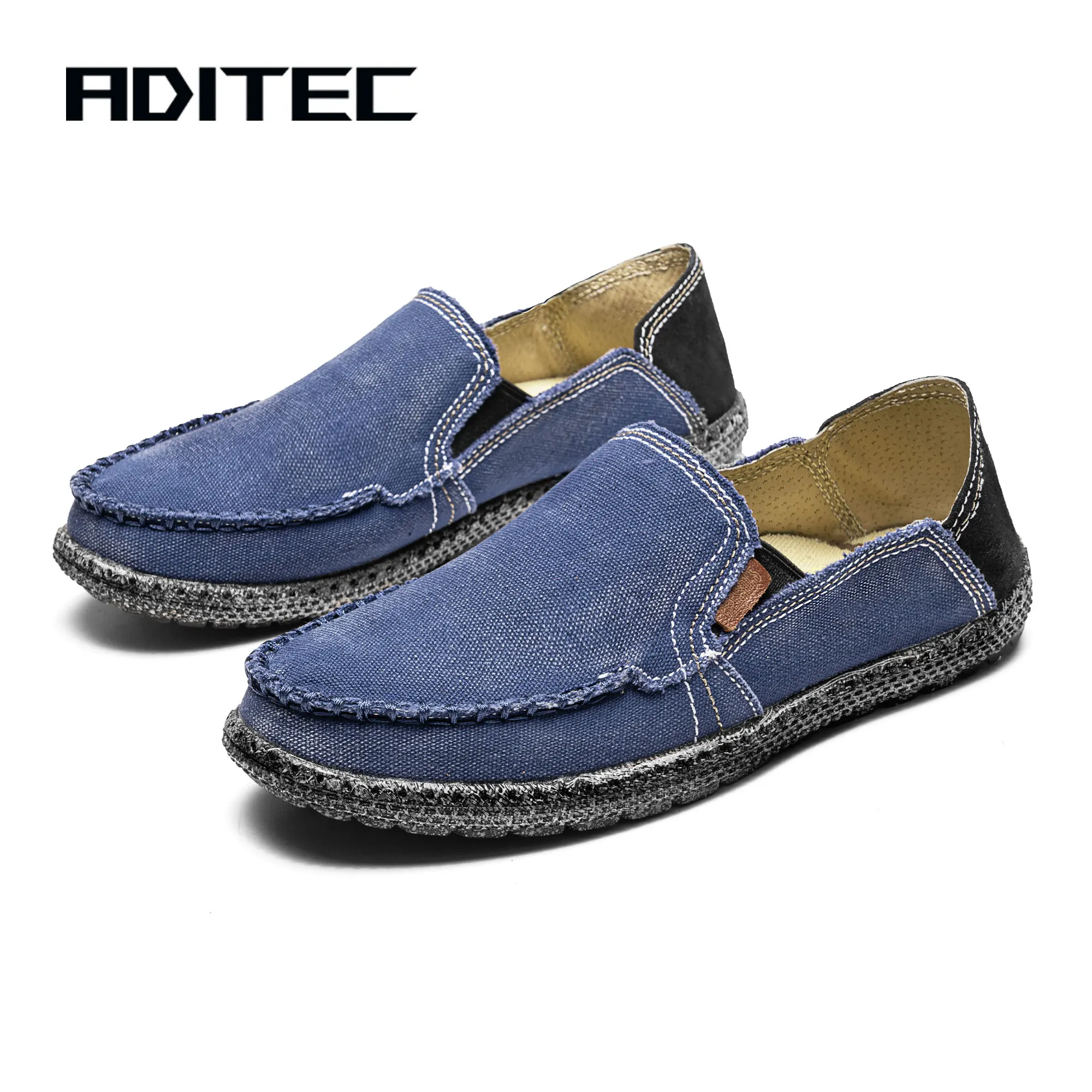 

Men's loafers Rubber soles non-slip and wear-resistant walking shoes large size 39-48. Soft and comfortable.