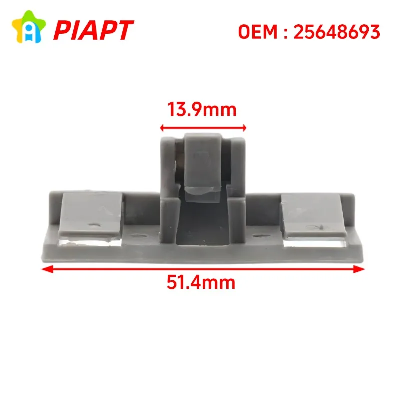 10PCS OEM 25648693  Rocker Panel Molding Clip Gray Plastic Clip  for 1998-2004 Cadillac Seville GM Molding Retainer 963-200D