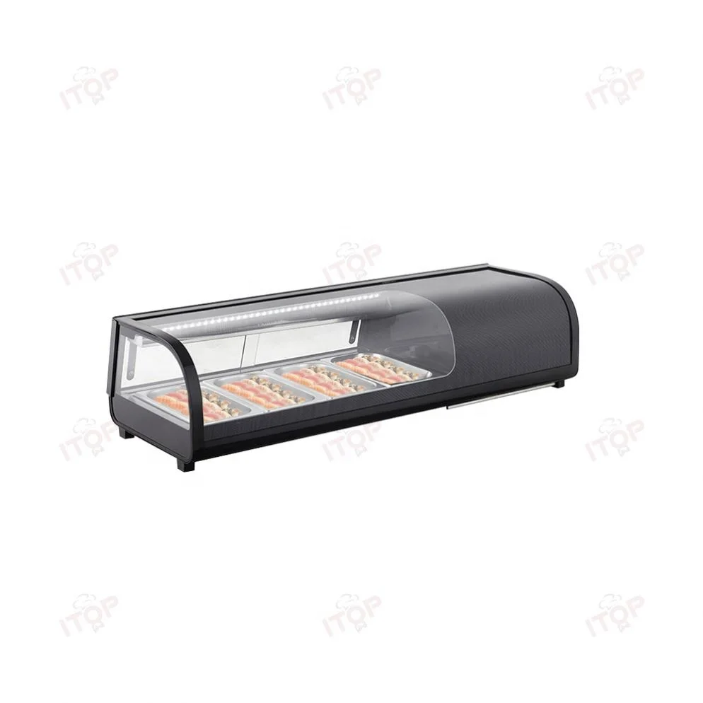 Sushi Showcase 42L Sushi Food Display Fridge Certificate Approved Sushi Display Case