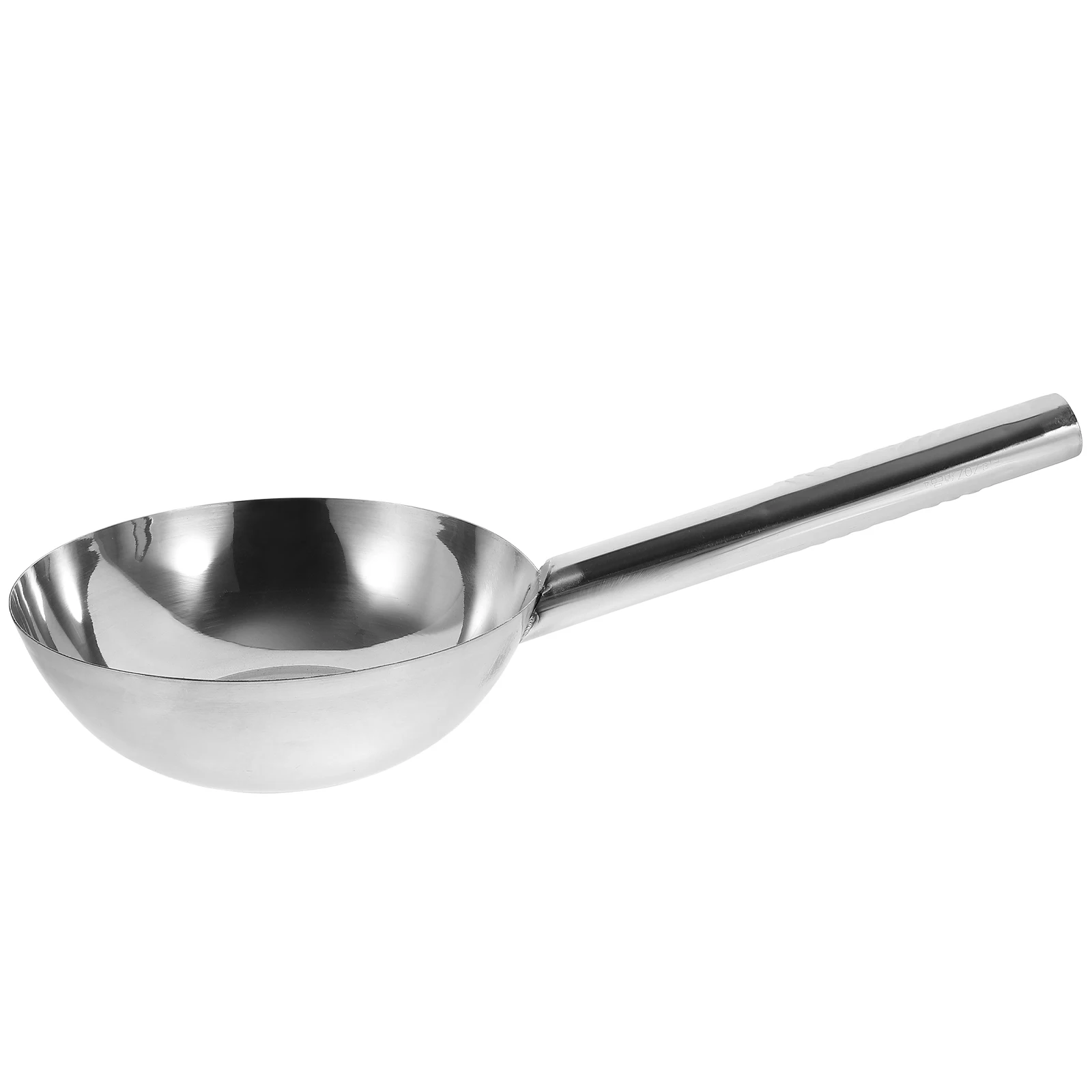 

Thickened Round Handle Water Ladle 45*22cm Stainless Steel Soup Scoop Kitchen Tool Long Spoon for Cooking