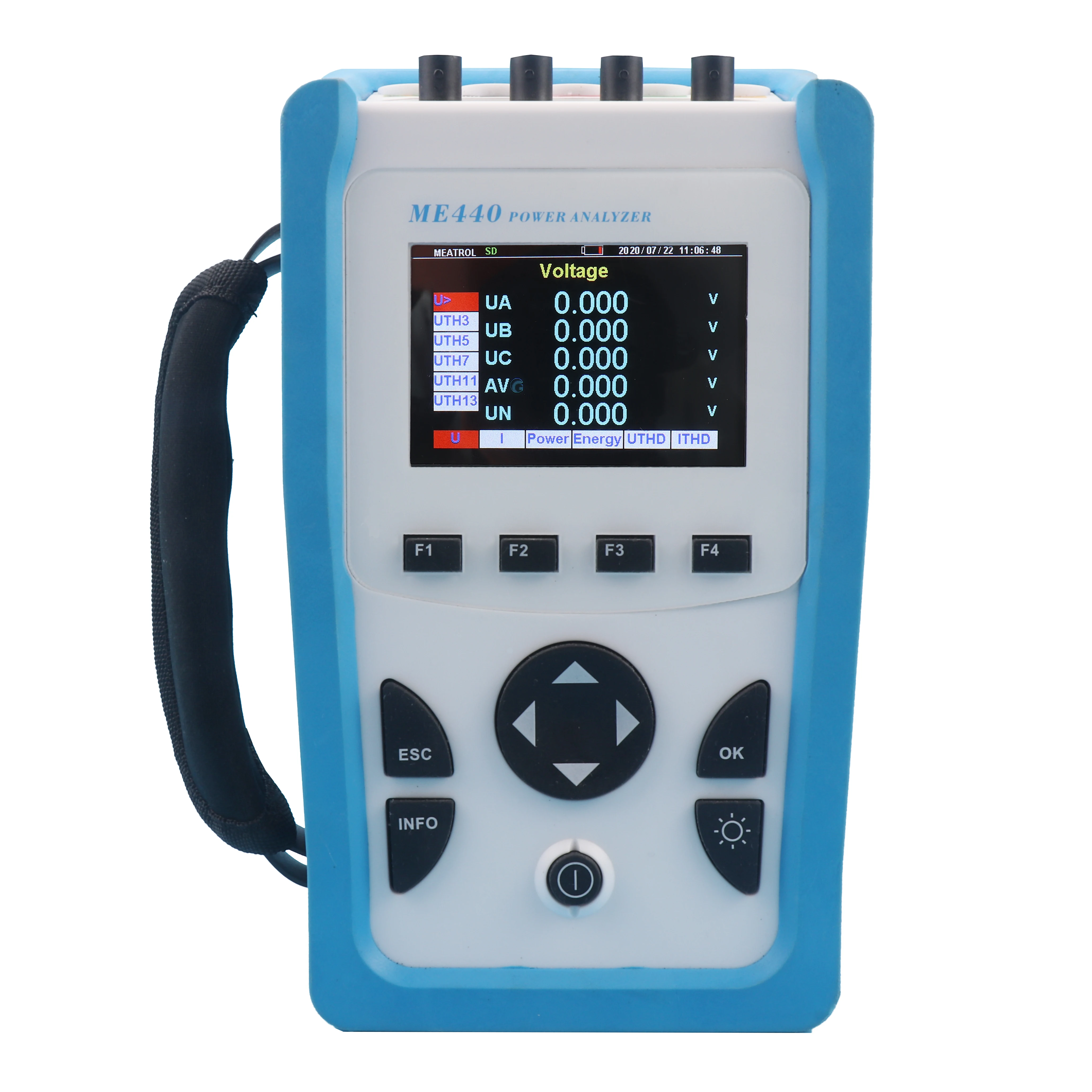 

Multifunctional Power Quality Analyzer 16GB Data Logger 600V Energy Meter