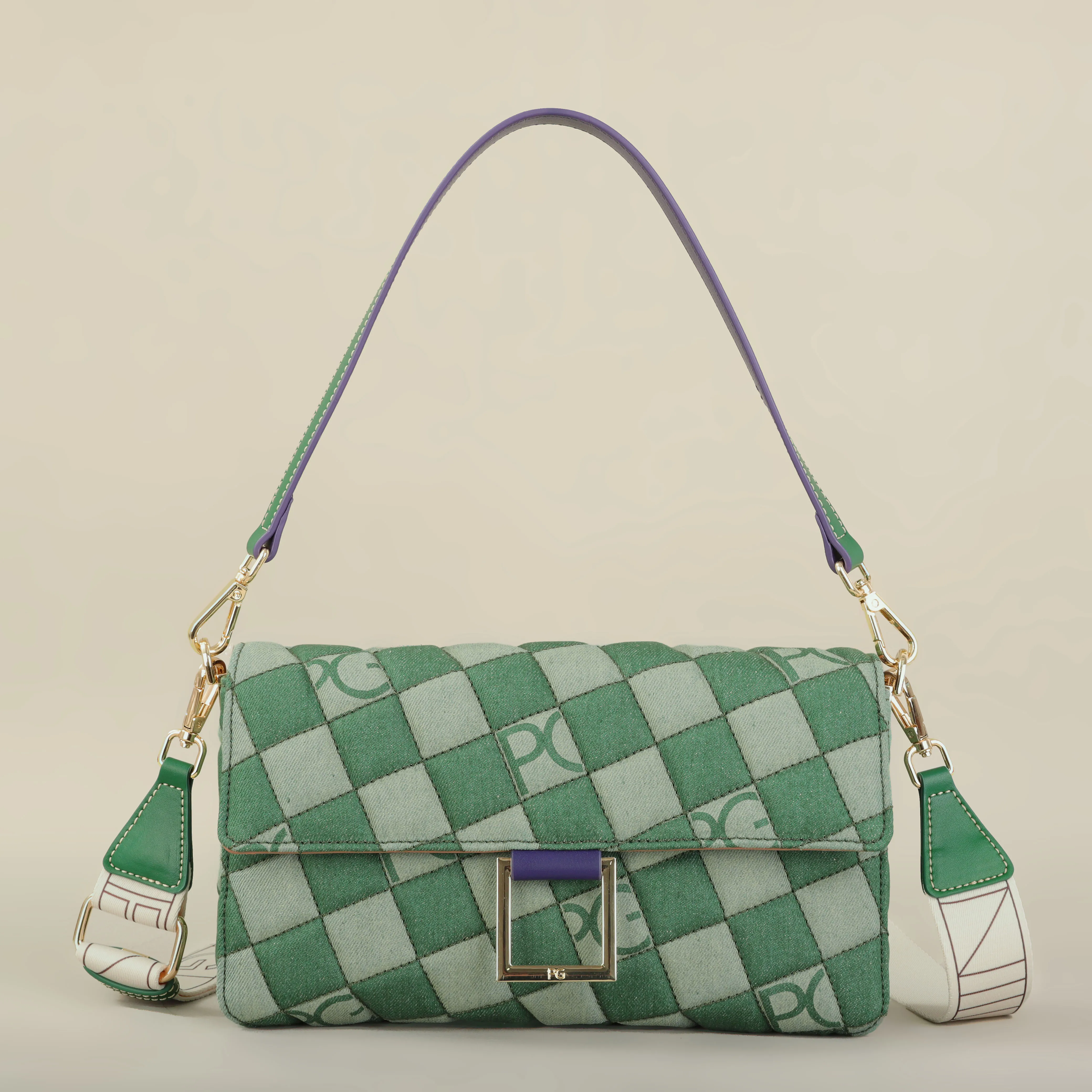 PG luxury brand design bright ladies crossbody bag new exquisite high quality hot selling fashion New designed 2025 commuter bag image 3