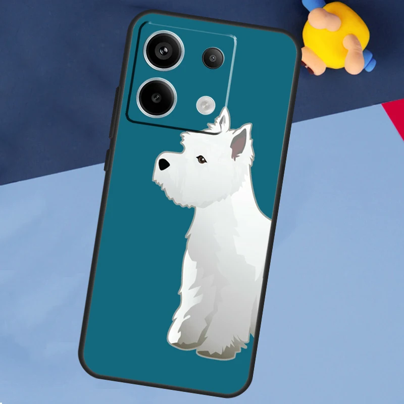 Westie Scottie Scottish Terrier Phone Case For Xiaomi Redmi Note 13 11 9 10 12 Pro Plus 9S 10S 11S 12S 9C 10C 12C 13C Cover