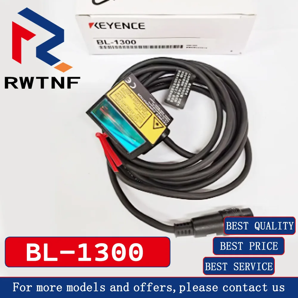 Gloednieuwe originele BL-1300 KEYENCE ultracompacte digitale barcode QR-codelezersensor, 100% originele magazijnvoorraad