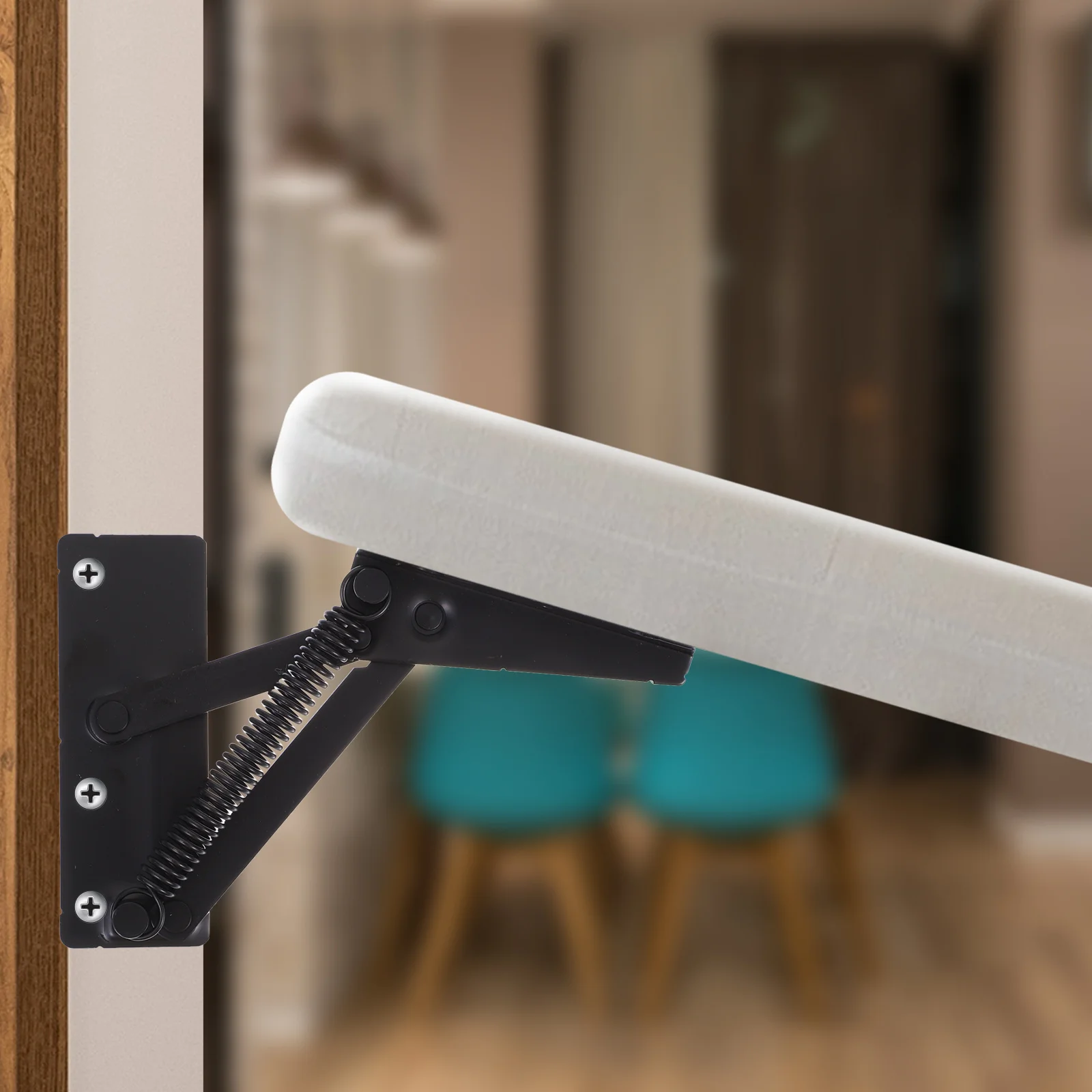 2 أزواج الثقيلة رفع وما فوق مفصلات الربيع تحميل سطح أملس رفع أريكة حصير فخ مفصلات الأبواب خزانة الباب المفصلي #4