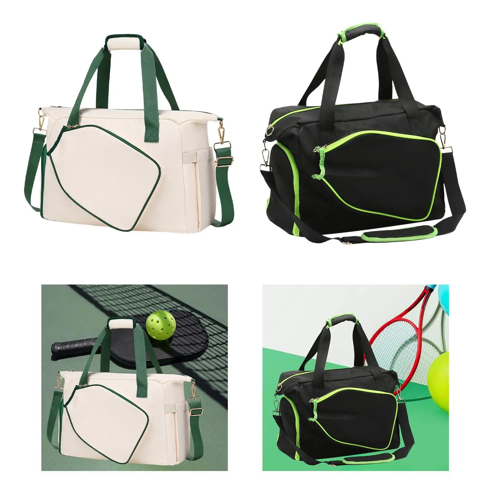 

Pickleball Racket Bag Multipurpose Outdoor Sport Bag with Shoulder Strap