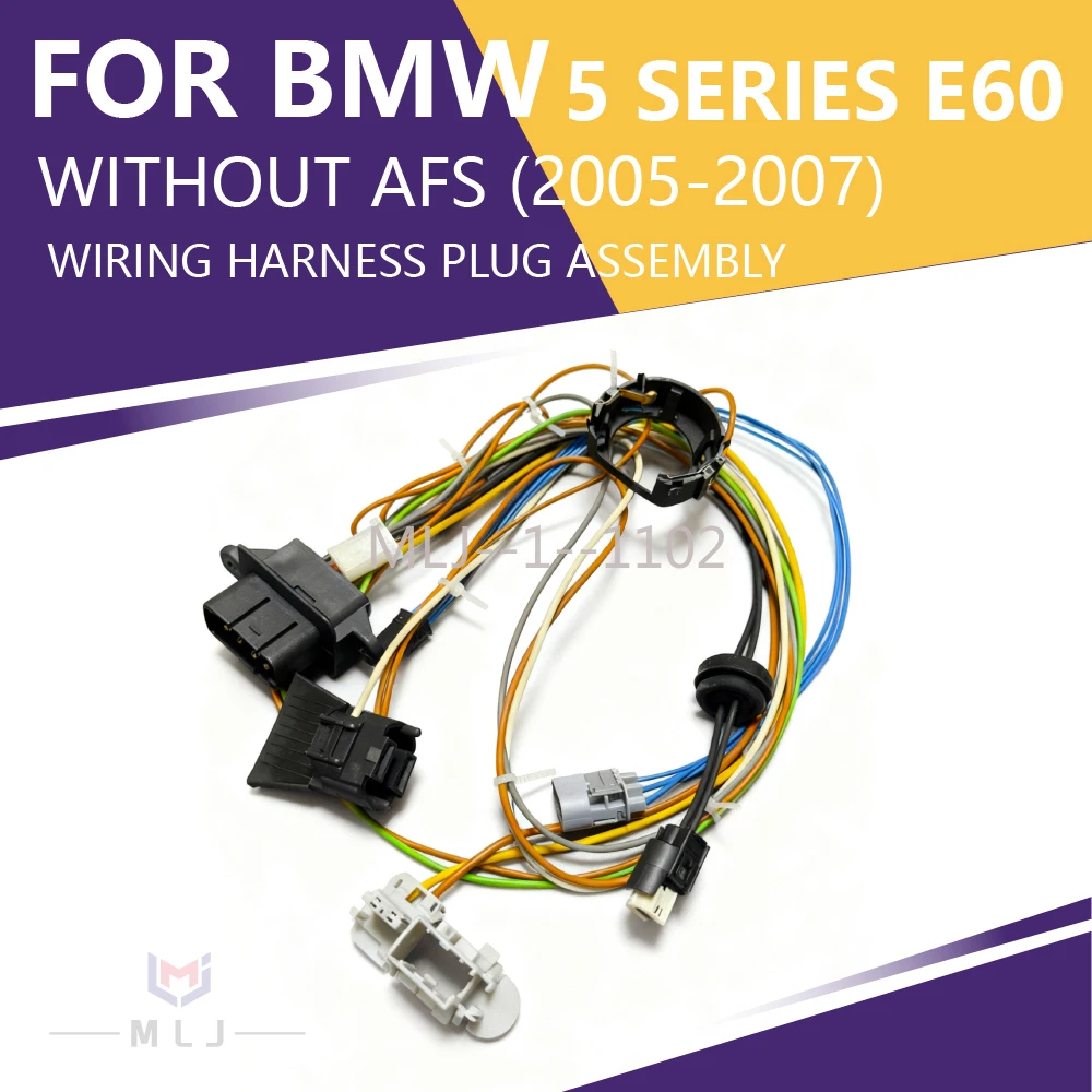 

NEW Car Accessories FOR BMW 2005-2007 5 Series E60 without AFS headlight wiring harness E60 headlight internal wire harness plug