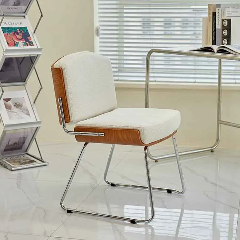 Modern Leisure Chairs,Nordic Furniture,Luxury Backrest Dining Chairs,Living Room Soft Bag stool, Dressing Stool,Office Chairs