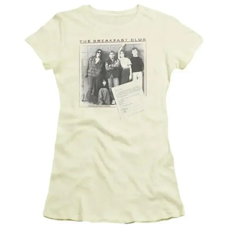 The Breakfast Club Classic Photo With Essay Juniors T Shirt