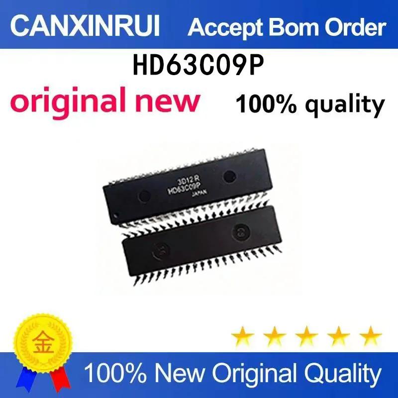 (5-100 PCS)  Brand new original HD63C09P direct insertion DIP-40 microcontroller chip IC