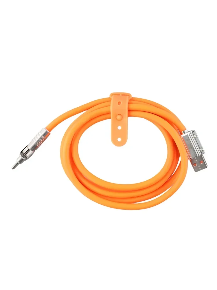 Carga de teléfono móvil Color naranja 1m/1,5 m/2m W Un Cable de carga rápida Alta velocidad de carga para iPhone para Samsung