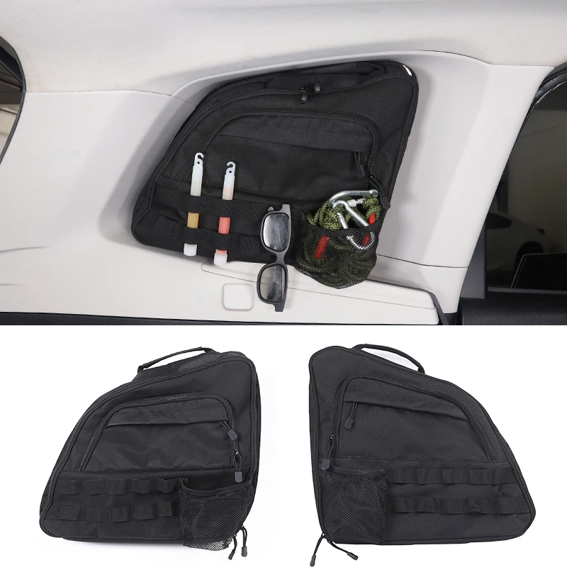 Car Trunk Side Window Storage Bag Large Capacity Multi-Pockets Cargo Bag For Subaru Forester 2013-2018 Stowing Tidying Accessory