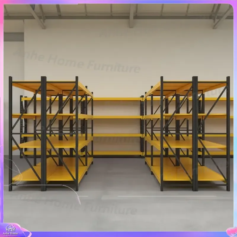Heavy Duty Warehouse Storage Racks Industrial Metal Shelving Unit Adjustable Steel Pallet Rack for Garage Home Organization