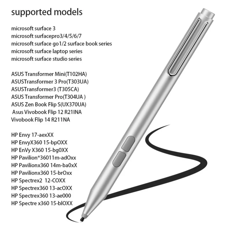 Touch Stylus Pen for Microsoft Surface 4096 Pressure Sensitivity Palm Rejection Compatible with New Surface Pro 9 & Pro 8/Laptop image 6