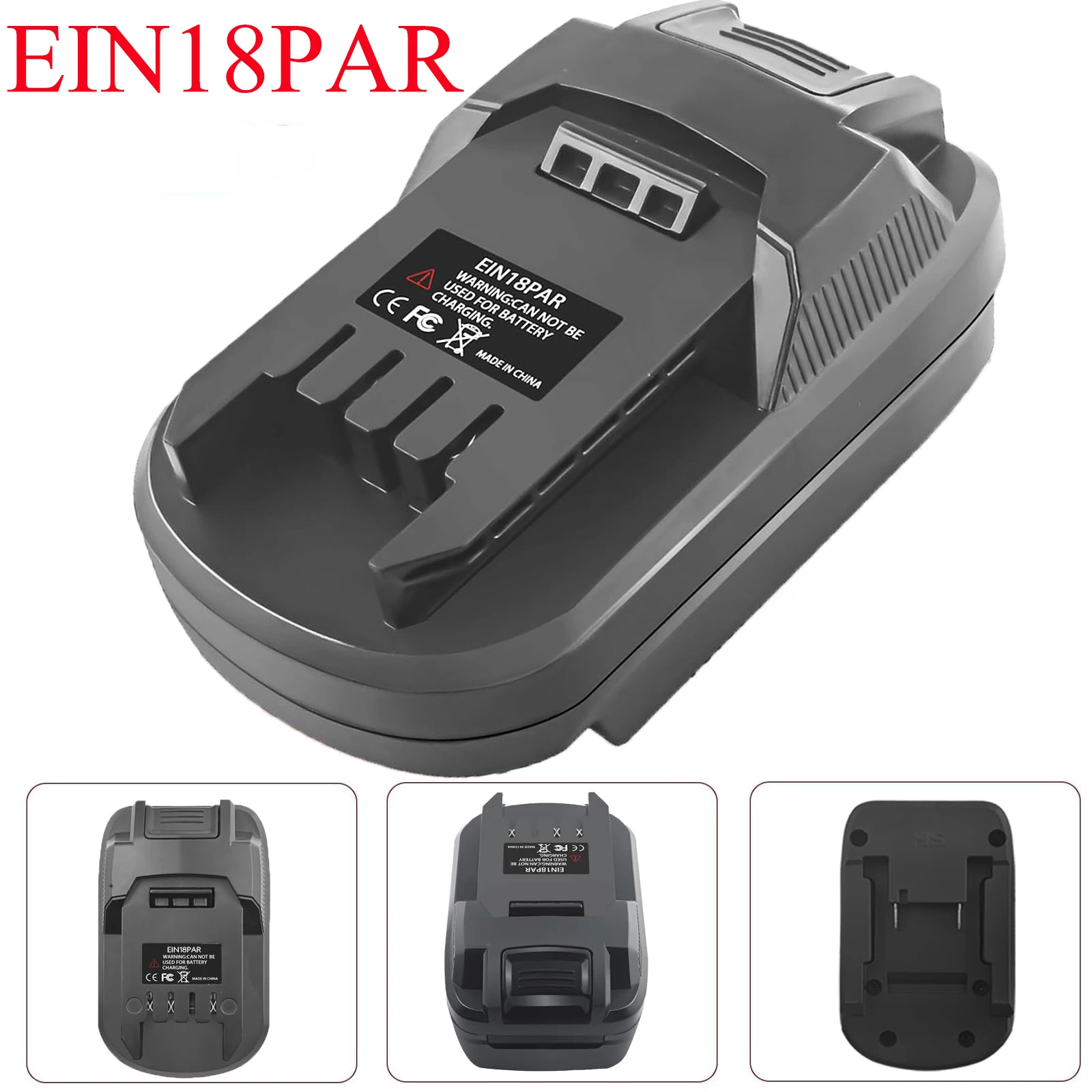 

Adapter EIN18PAR Converts for Einhell 18V X-Change Li-ion Batteries Into 20V Lithium Batteries for Parkside X Team Power Tools