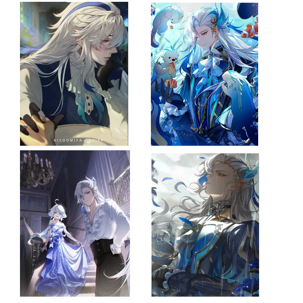 

Attractive Anime Game Characters 500 PCS Jigsaw Puzzles Challenging Family Activity Games for Gameroom Bedroom Decoration Gift
