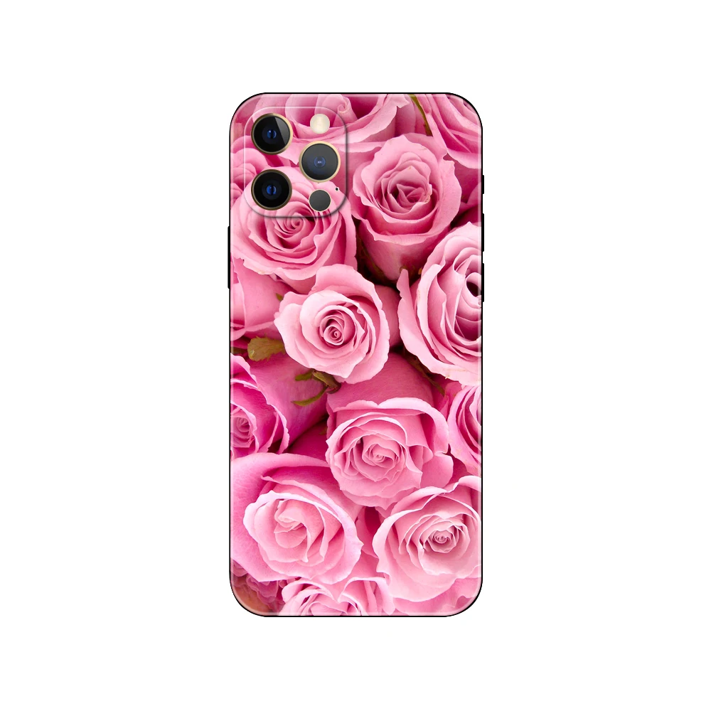 Funda de teléfono con mariposa roja sobre rosas blancas, carcasa trasera de tpu negra para iphone 14 se 6s 7 8 plus x 10 XR XS 11 12 13 mini pro MAX