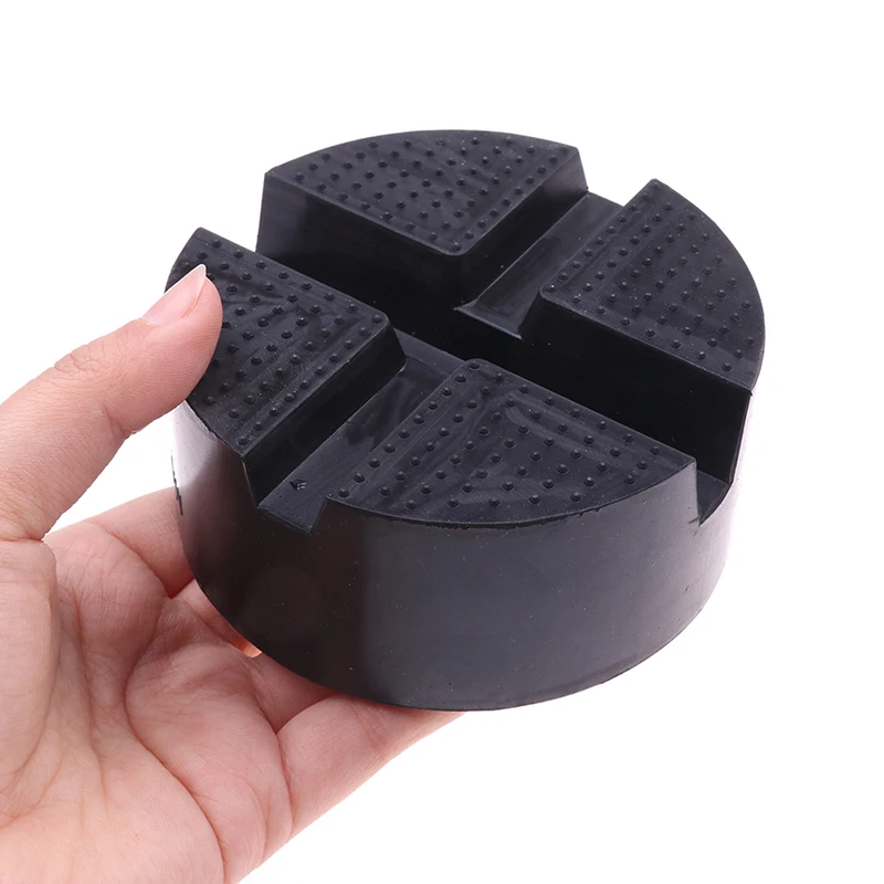 

10x10x4.75cm Universal Car Lift Jack Stand Rubber Pads Floor Slotted Car Jack Rubber Pad Frame Protector Adapter Jacking Tool