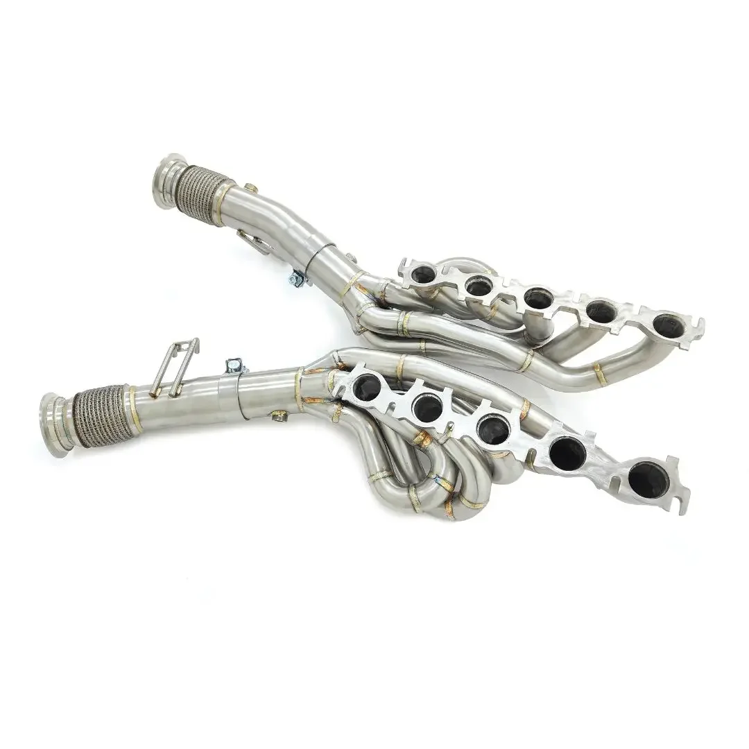 

CSZ Racing Headers для Audi R8 V10 5.2l, высококачественные длинные трубные втулки выпускного коллектора